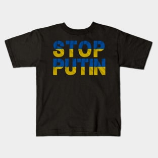 Stop Putin Kids T-Shirt